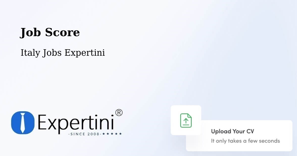 Job Score & Job Description Score Tool – Ceggia - Italy Jobs Expertini